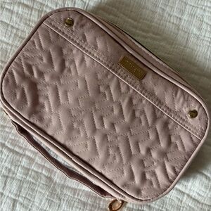 Pink Quilted Jewelry Bag